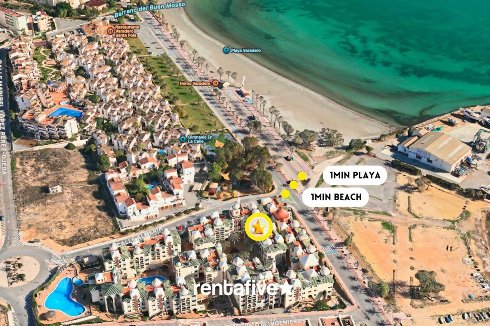 Rentafive Varadero Con Piscina Playa Y Terraza Santa Pola Kültér fotó